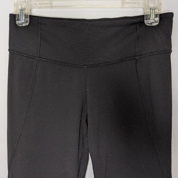 Lululemon Black Gather and Crow Crop Slit Pants 6 - Picture 3 of 7